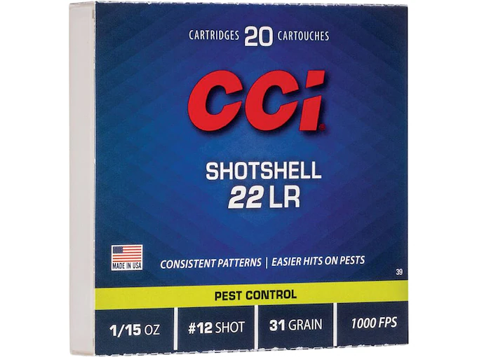 CCI Shotshell 22LR Ammo 31 Grain Lead Shot - Best Price CCI Shotshell 22LR Ammo 31 Grain Lead Shot - Best Price - Ammunition - Glock Pistol Switch