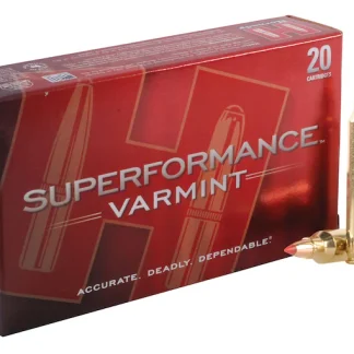 In Stock: Hornady Superformance Varmint 204 Ruger Ammo 40 Grain Hornady V-Max Polymer Tip 500rounds - Ammunition - Glock Pistol Switch