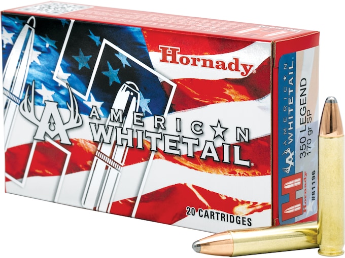 Order Hornady American Whitetail 350 Legend Ammo 170 Grain Hornady Interlock Jacketed Soft Point 300rounds Online Order Hornady American Whitetail 350 Legend Ammo 170 Grain Hornady Interlock Jacketed Soft Point 300rounds Online - Ammunition - Glock Pistol Switch
