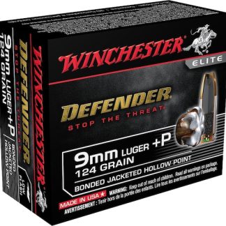 Buy Winchester Defender 9mm Luger +P Ammo 124 Grain Winchester PDX1 Bonded Jacketed Hollow Point 200 rounds - Ammunition | Glock Pistol Switch