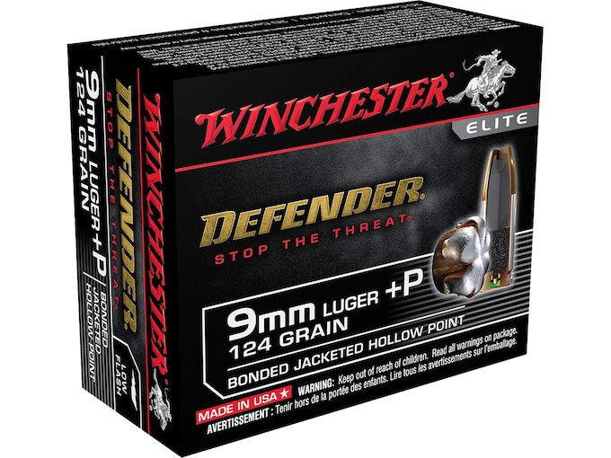 Buy Winchester Defender 9mm Luger +P Ammo 124 Grain Winchester PDX1 Bonded Jacketed Hollow Point 200 rounds Buy Winchester Defender 9mm Luger +P Ammo 124 Grain Winchester PDX1 Bonded Jacketed Hollow Point 200 rounds - Ammunition - Glock Pistol Switch