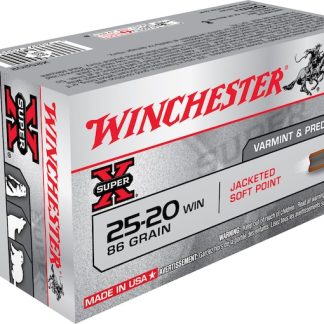 Winchester Super X 25-20 WCF Ammo 86 Grain Jacketed Soft Point Box of 50 - Best Price - Ammunition | Glock Pistol Switch