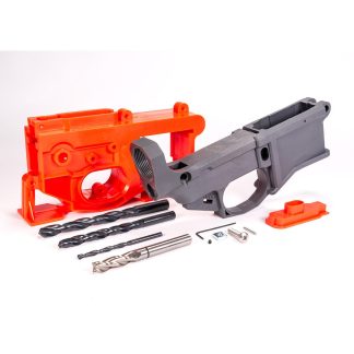 Polymer80 G150 AR-15 80% Lower Receiver Kit with Jig - Gray - Rifles - Glock Pistol Switch