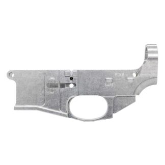 80% Lower Receiver Raw Aluminum - Fire/Safe Marked, Forged 7075-T6 - Rifles - Glock Pistol Switch