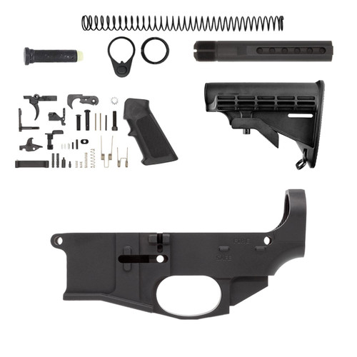 Polymer80 Billet AR-15 80% Lower Assembly Kit with Fire/Safe Markings Polymer80 Billet AR-15 80% Lower Assembly Kit with Fire/Safe Markings - Rifles - Glock Pistol Switch